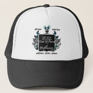 Camionero Un gorra adornó con su muy posee el escudo de