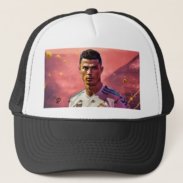 Camionero Una gorra con la foto de Ronaldo (Anverso)