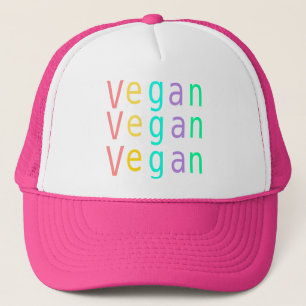 Camionero Vegano. los derechos de los animales. gorra del