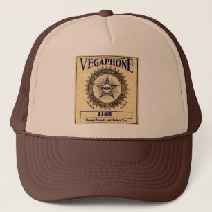 Camionero Vegaphone ata el gorra de los camioneros