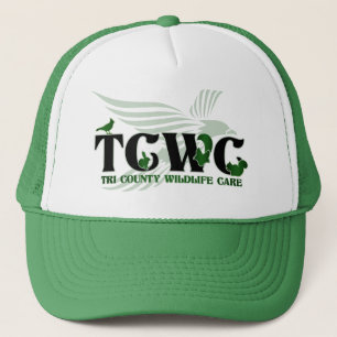 Camionero Verde del gorra el del logotipo de TCWC