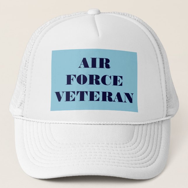 Camionero Veterano de la Fuerza Aérea gorra (Anverso)