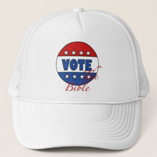 Camionero Vota al Gorra de la Biblia