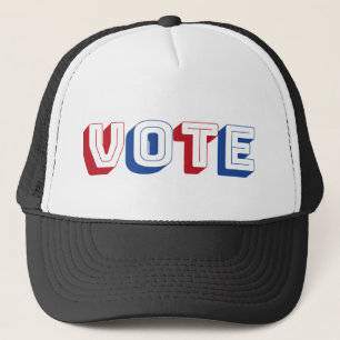 Camionero ¡Vota! Gorra de béisbol