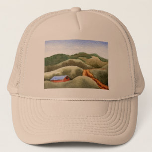 Camionero W.VA. Gorra paisajístico de las carreteras rurales