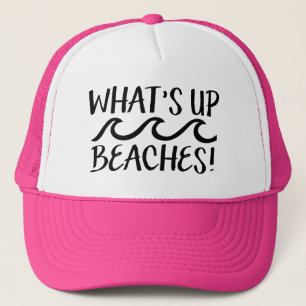Camionero What's Up Beaches gorra de mujeres graciosas