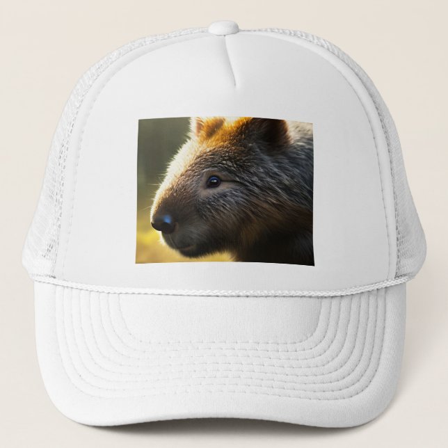 Camionero Wombat, joven australiano, Gorra de camioneros (Anverso)