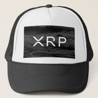 Camionero xrp, casquillo del gorra negro de la ondulación