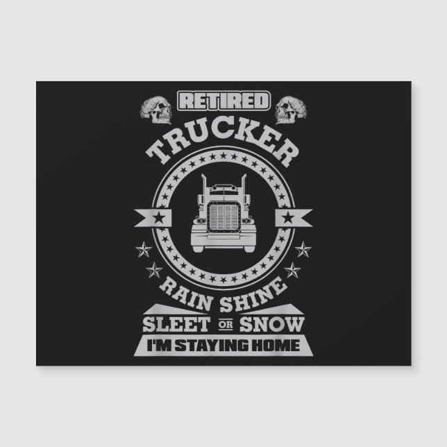 Camioneros retirados camisetas Camioneros divertid (Anverso)