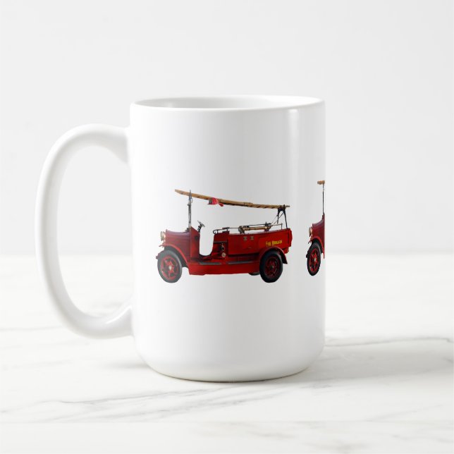 Camiones de bomberos vintage, tazas de café (Izquierda)