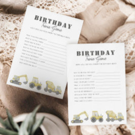 Camiones de construcción Vehículos chicos Trivia d