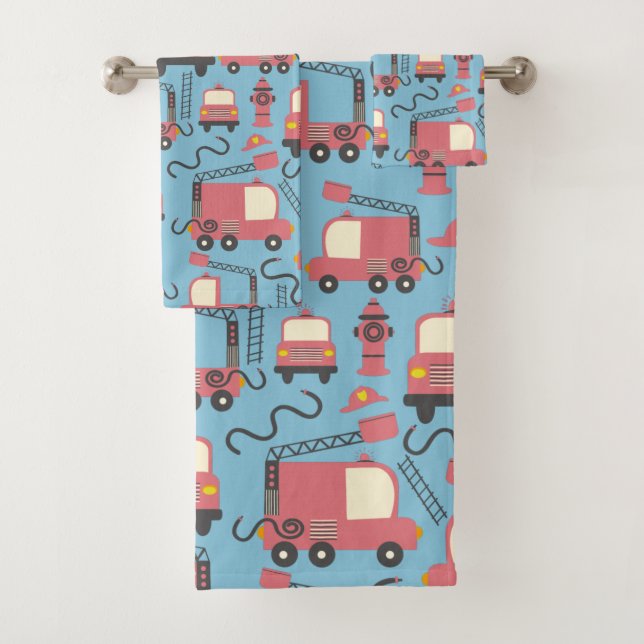 Camiones rojos Bomberos Bomberos Niños Vehículos d (In situ)