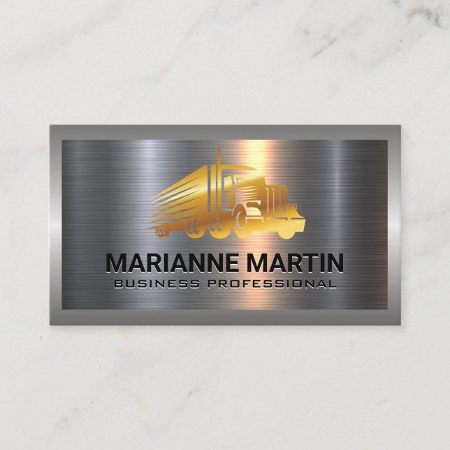 Camioneta | Tarjeta de presentación de frontera in (Anverso)