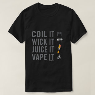 Camisa Ω VAPE   Coil Wick Juice Vape   VapeGoat™