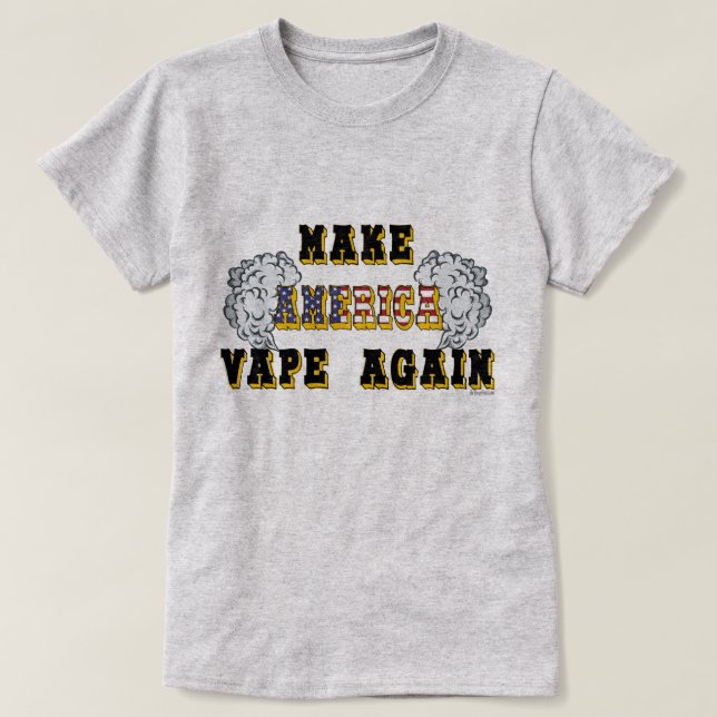 Camisa Ω VAPE | Hacer que Estados Unidos Vape de n (Diseño del anverso)