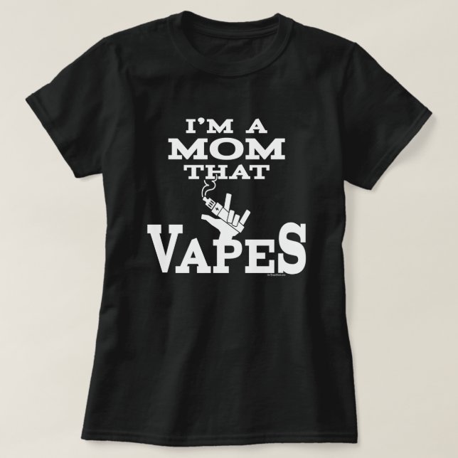 Camisa Ω VAPE | Mamá que va | VapeGoat™ (Diseño del anverso)