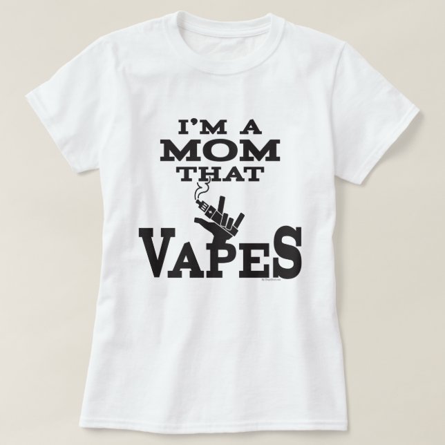 Camisa Ω VAPE | Mamá que va | VapeGoat™ (Diseño del anverso)