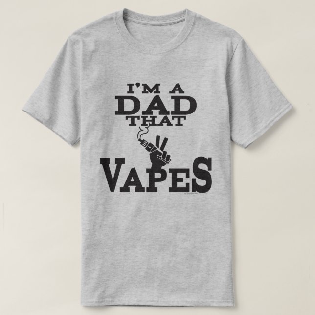 Camisa Ω VAPE | Papá que se va | VapeGoat™ (Diseño del anverso)