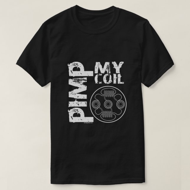 Camisa Ω VAPE | Pimp My Coil Vape | VapeGoat™ (Diseño del anverso)