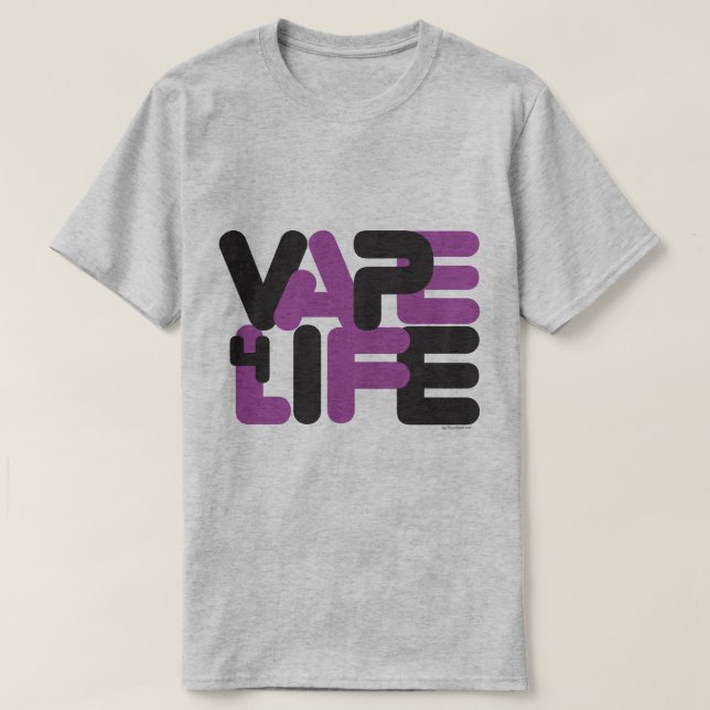 Camisa Ω VAPE | Vape 4 Life | VapeGoat™ (Diseño del anverso)
