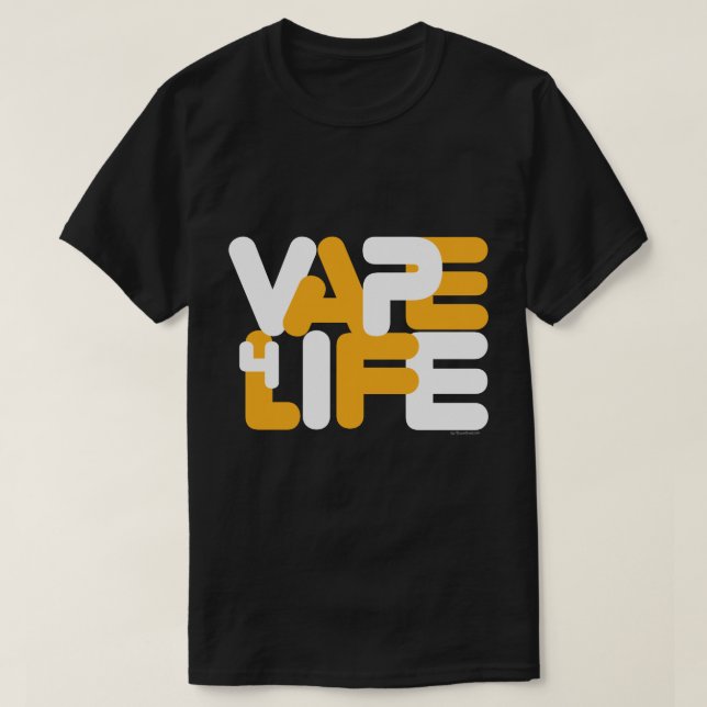 Camisa Ω VAPE | Vape 4 Life | VapeGoat™ (Diseño del anverso)