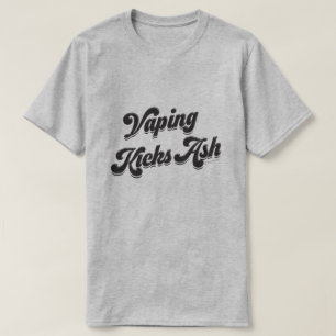Camisa Ω VAPE   Vaping Kicks Ash VapeGoat™