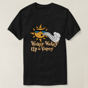 Camisa Ω VAPE   Wake and Vape DARK VapeGoat™