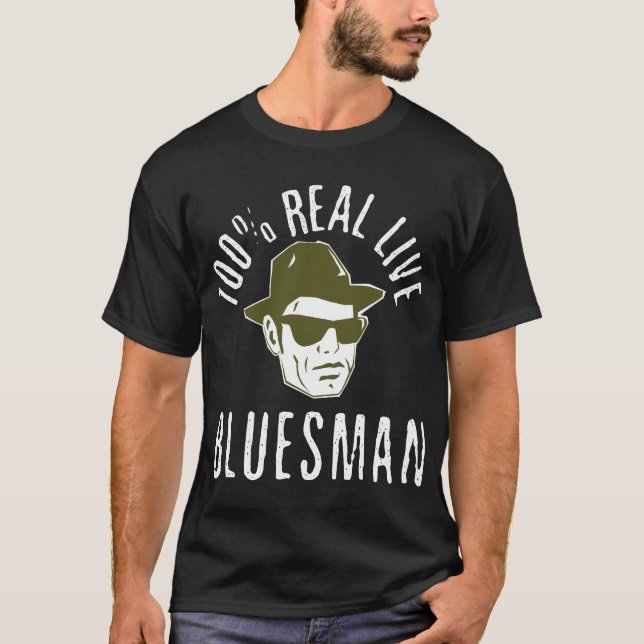 Camisa 100% de la oscuridad del Bluesman (Anverso)