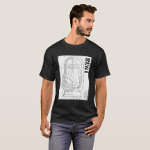 Camisa 1938 de la compañía del dibujo lineal del