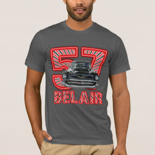 Camisa 1957 de Chevy Belair de los hombres