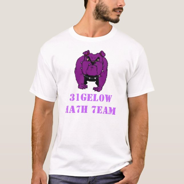 Camisa 1 del equipo de la matemáticas de Bigelow (Anverso)
