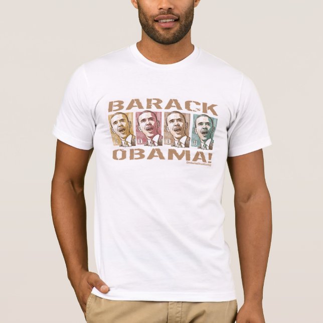 Camisa 2008 de la imagen de Barack Obama (Anverso)