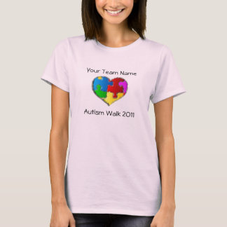 Camisa 2011 del paseo del autismo