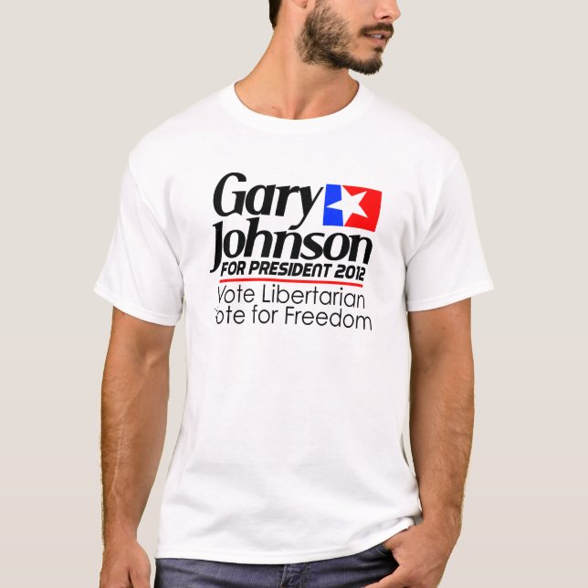 Camisa 2012 de Gary Johnson (Anverso)