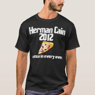 Camisa 2012 de la pizza de Herman Caín