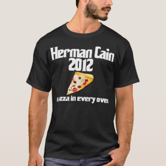 Camisa 2012 de la pizza de Herman Caín