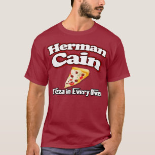 Camisa 2012 de la pizza de Herman Caín