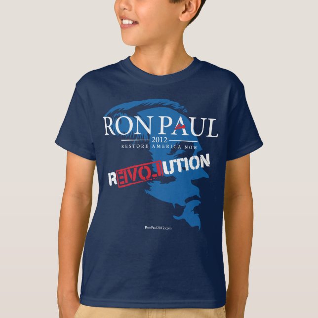 Camisa 2012 de la revolución de Ron Paul (Anverso)