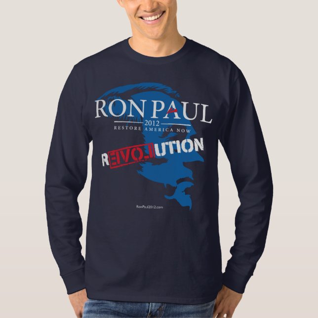 Camisa 2012 de la revolución de Ron Paul (Anverso)