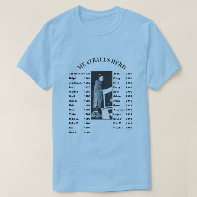 Camisa 2018 de las albóndigas de la montaña del (Diseño del anverso)