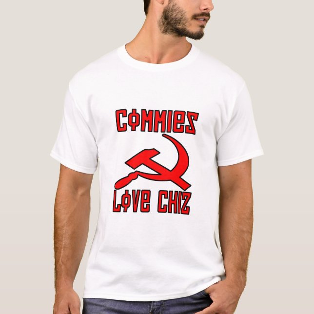 camisa 2 del chiz del amor de los commies (Anverso)