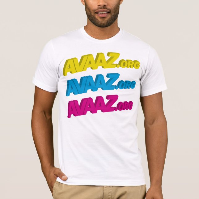 Camisa 3D de Avaaz (Anverso)