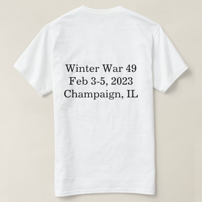 Camisa 49 de la Guerra de Invierno (Reverso del diseño)