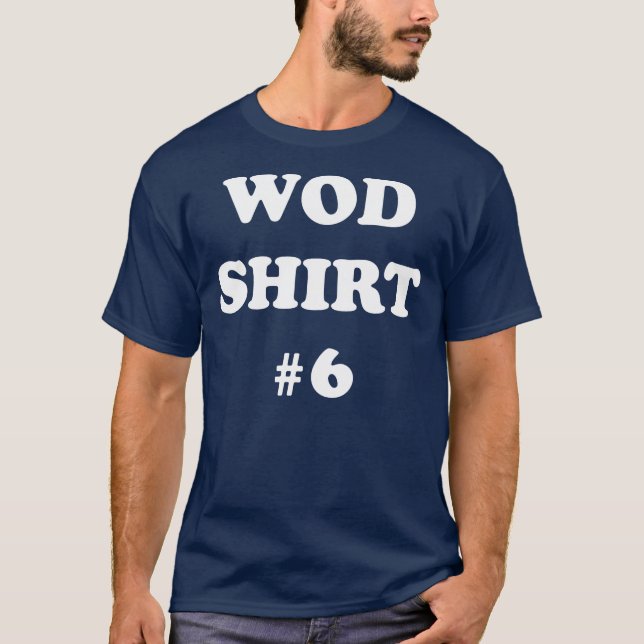 Camisa #6 de WOD (Anverso)