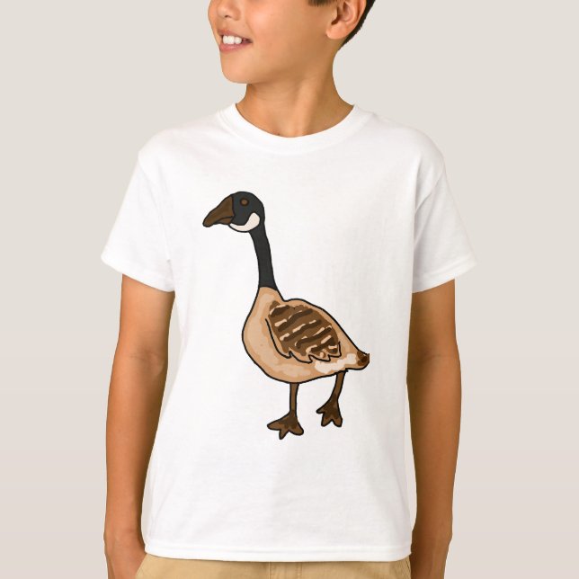 Camisa A.C. tonta del dibujo animado del ganso (Anverso)