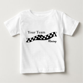 Camisa a cuadros del niño del equipo de la raza de