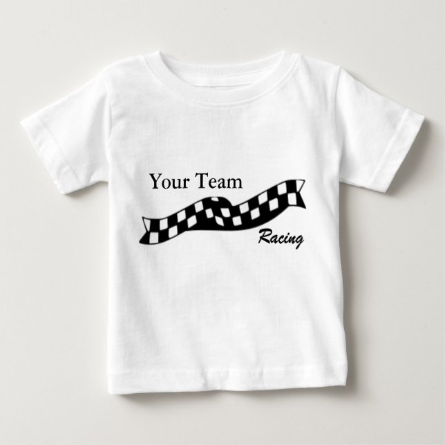 Camisa a cuadros del niño del equipo de la raza de (Anverso)