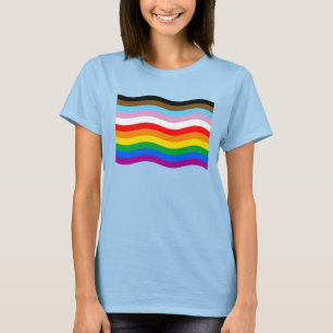 Camisa a la zaga del Orgullo de Wavy Progress