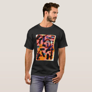 Camisa abstracta 1 de la impresión