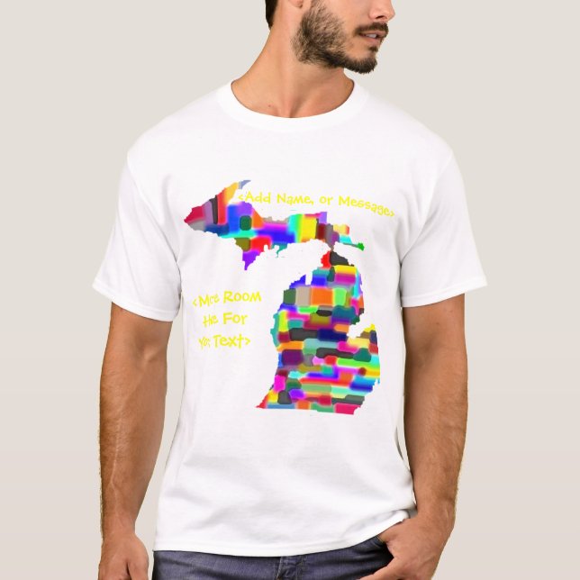 Camisa adaptable colorida de Michigan - (Anverso)